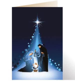 Postal de Natal - Estrela de Belém
