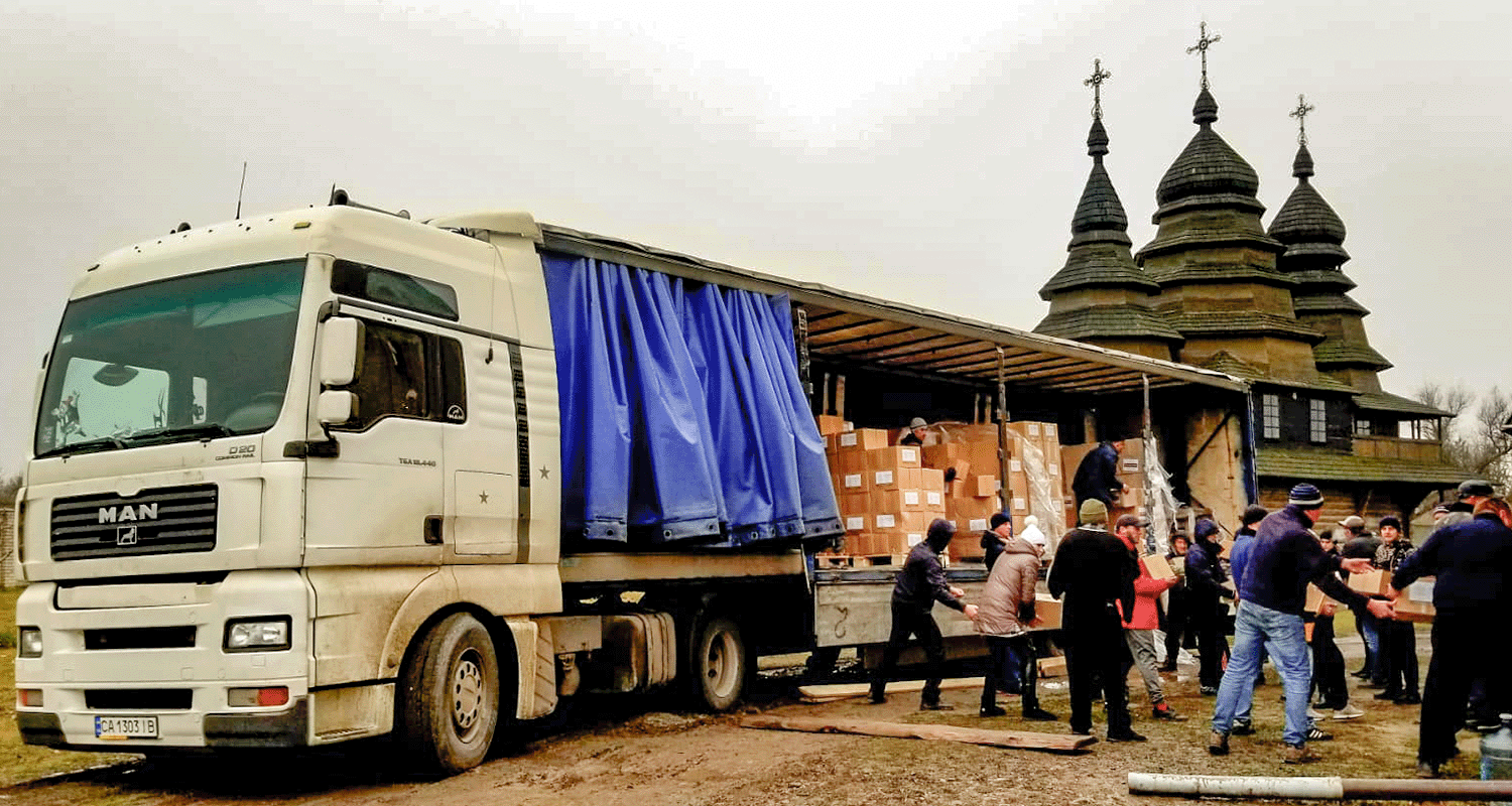 Ajuda humanitária Ucrânia