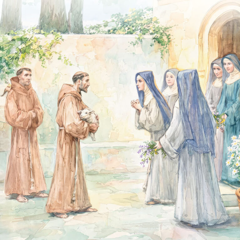Inspiradas em Maria no exemplo de São Francisco de Assis