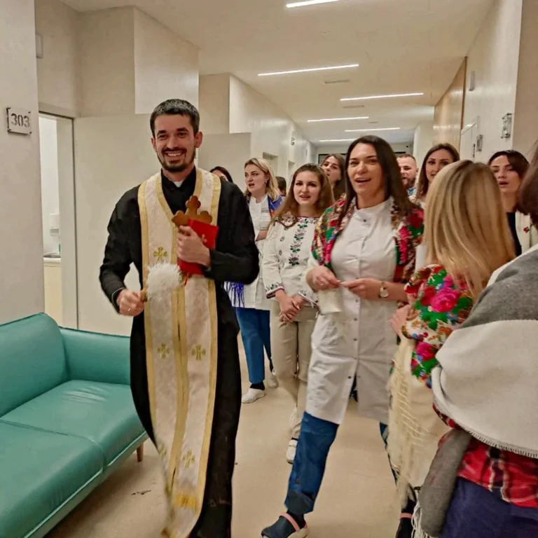 UCRÂNIA: Transporte para um capelão de hospital
